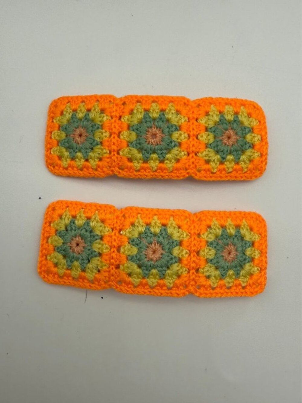 Crochet  handmade hair clip